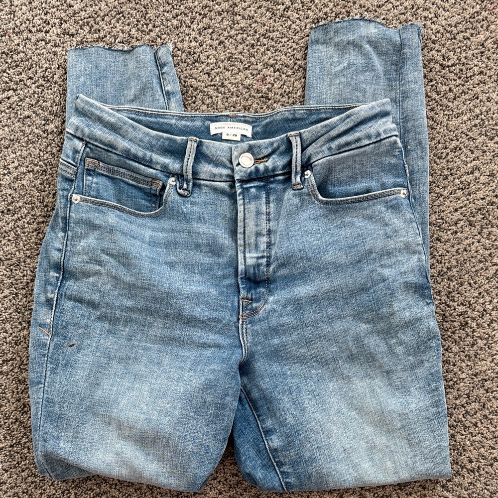 Good American Blue Women Jeans